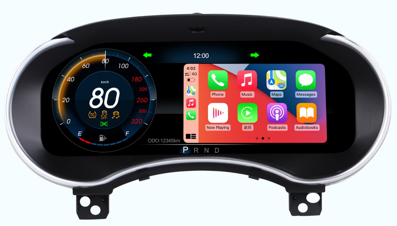 12.3 inch LCD Screen Digital Cluster Gauge for Dodge Durango 2011-2020 Speedometer Replacement Dashboard Instrument Cluster Digital Display Panel-Phoenix Automotive