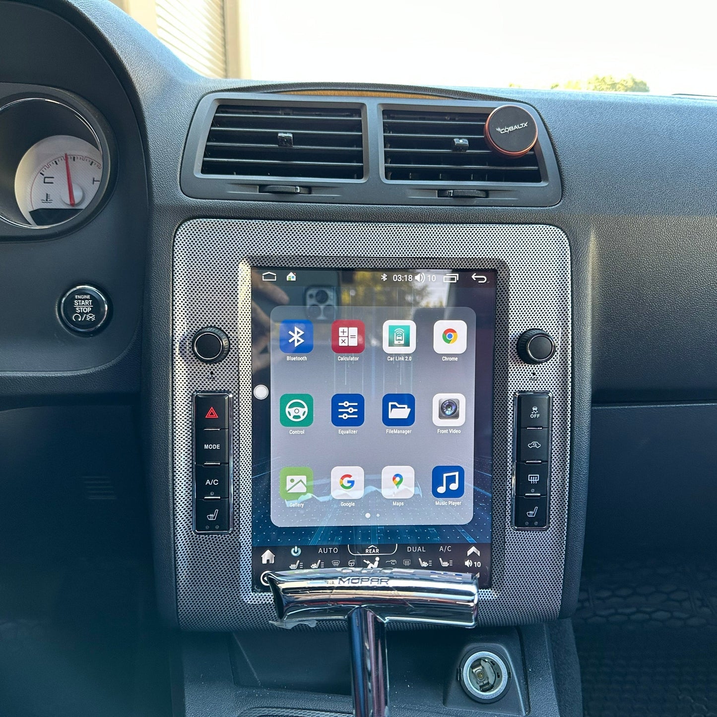 [open box] 10.4" Vertical Screen Android 13 Fast boot Navigation Radio for Dodge Challenger 2008 - 2014-Phoenix Automotive
