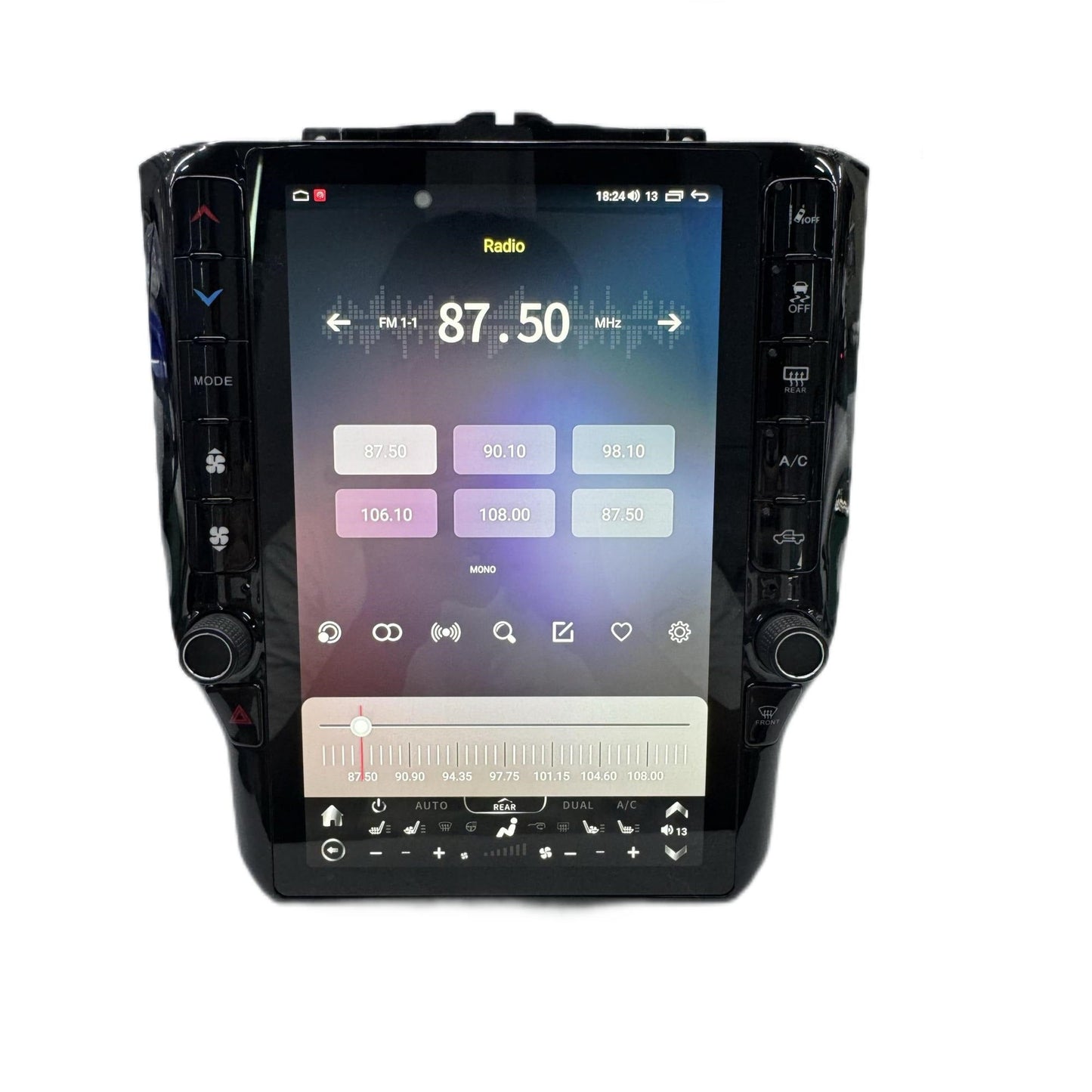 11.5” Android 13/14 Vertical Screen Navigation Radio for Dodge Ram 2019- 2024-Phoenix Automotive