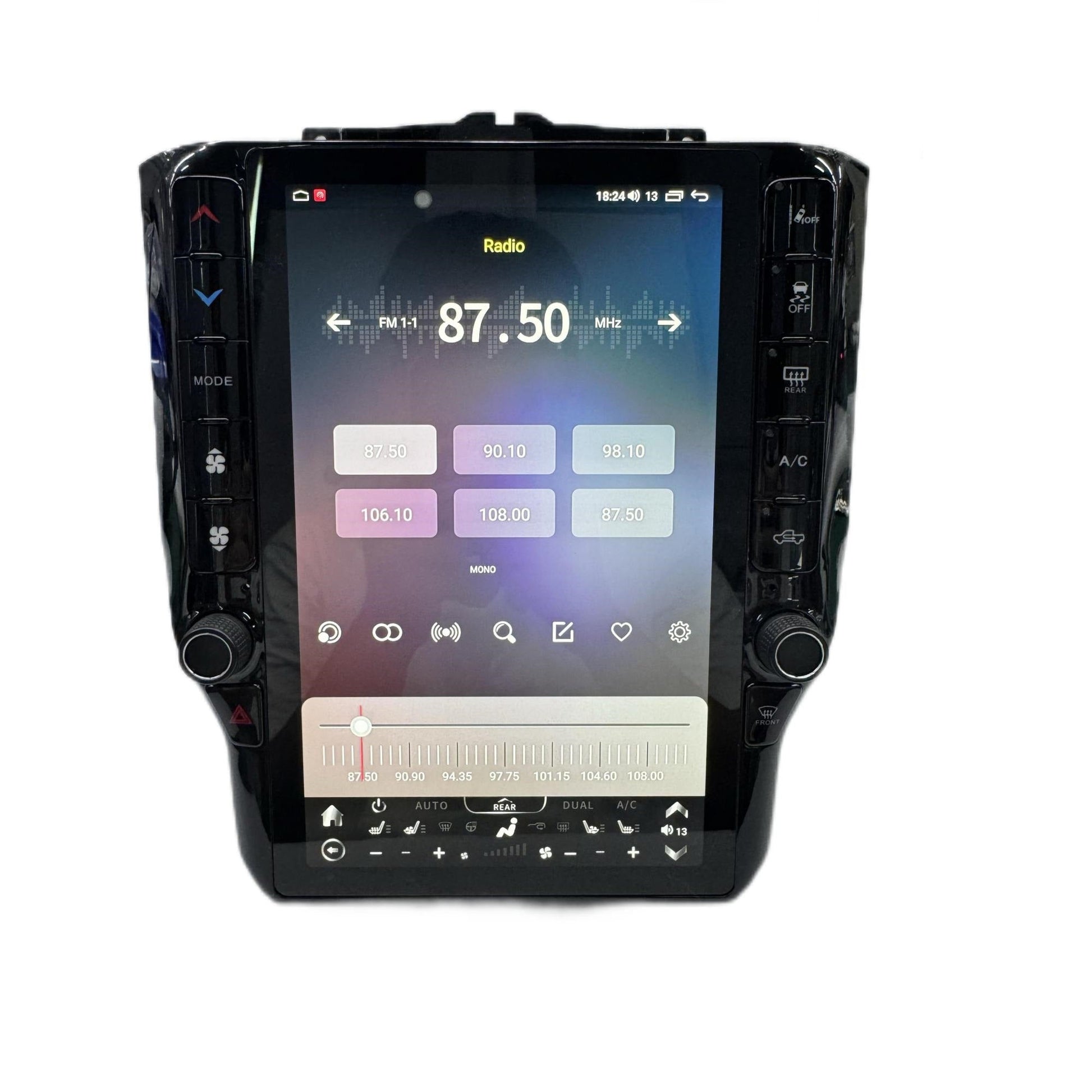 11.5” Android 13/14 Vertical Screen Navigation Radio for Dodge Ram 2019- 2024-Phoenix Automotive