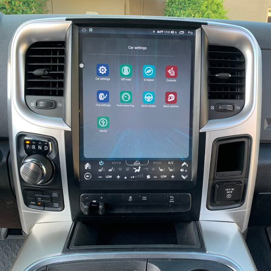 12.1“ or 13" Android 13 Fast boot Vertical Screen Navi Radio for Dodge Ram 2009 - 2018-Phoenix Automotive