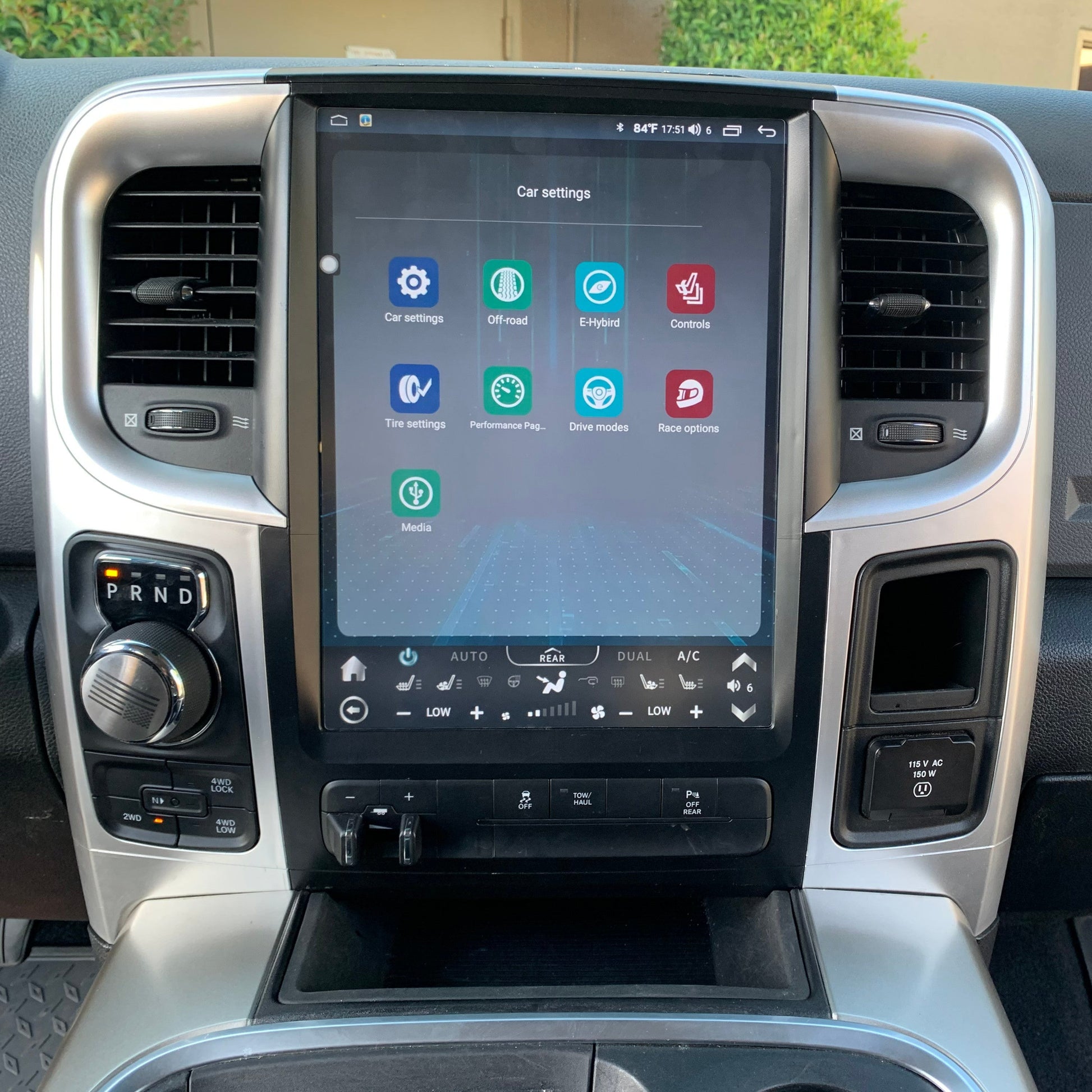 12.1“ or 13" Android 13/14 Fast boot Vertical Screen Navi Radio for Dodge Ram 2009 - 2018-Phoenix Automotive