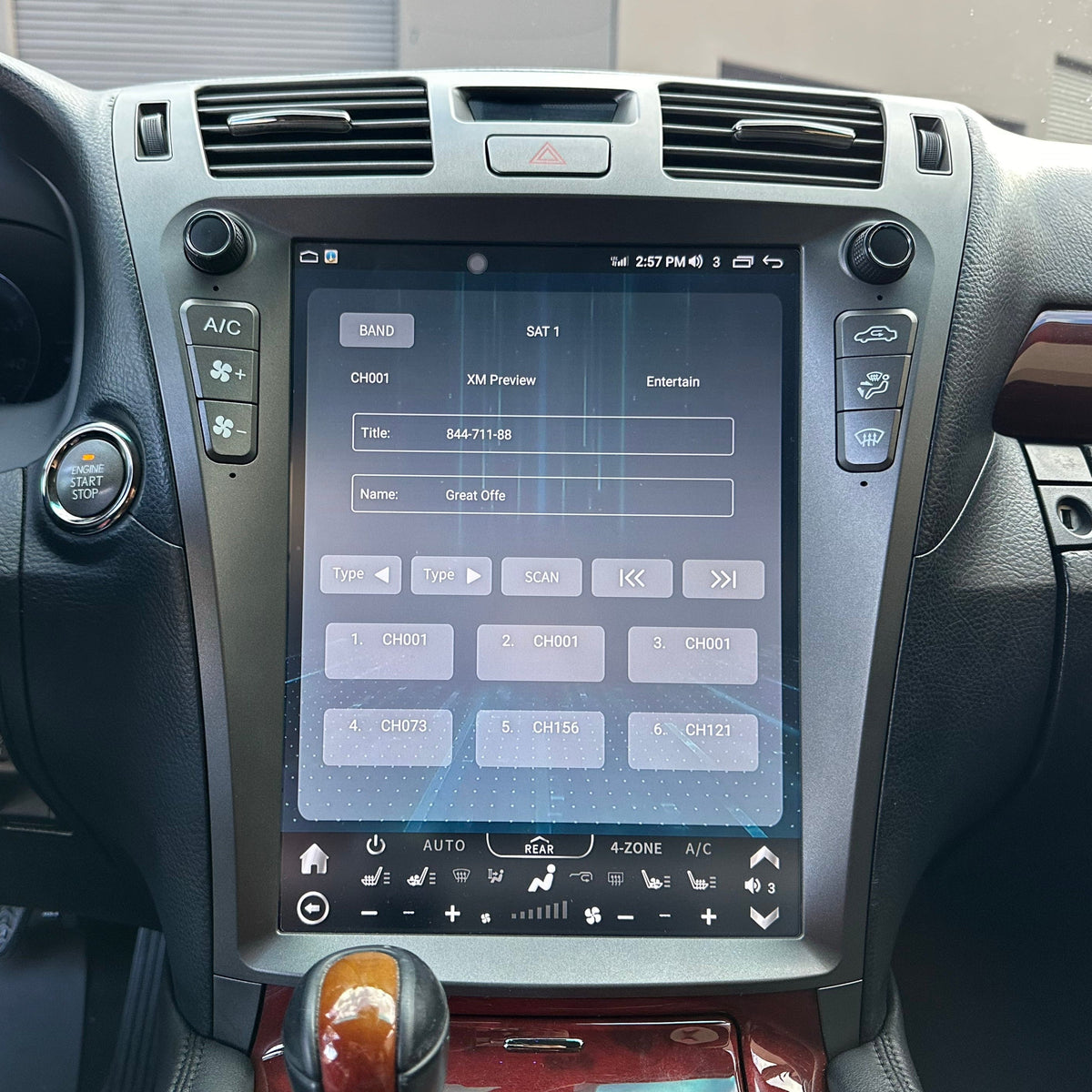 [Open box] 13" Vertical Screen Android 12/13 Fast boot Navi Radio For Lexus LS 460 600 600h 2007 - 2012-Phoenix Automotive