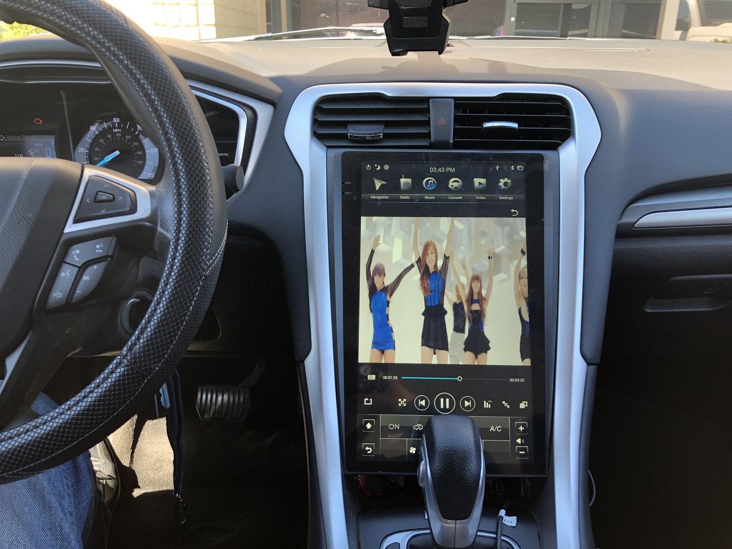[ Open Box ] 13.6" Vertical screen Android 12 Fast boot Navigation radio for Ford Fusion 2013-2020-Phoenix Automotive