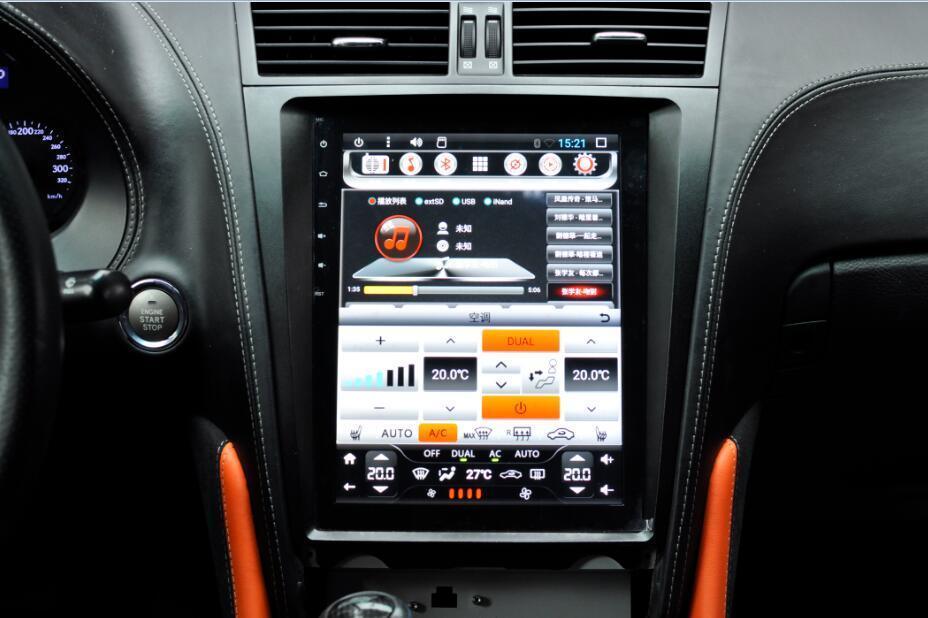 [Open Box] 10.4" Metal Trim Vertical Screen Android Navigation Radio for Lexus GS 300 350 430 450h 460 2005 - 2011-Phoenix Automotive