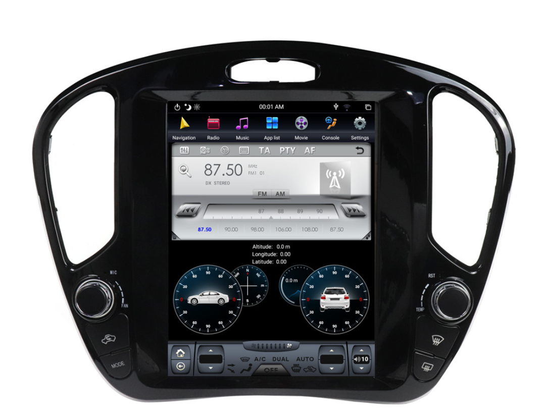 [open box] [ G6 octa-core ] 10.4" Vertical Screen Android 11 Fast boot Navigation Radio For Nissan Juke 2011-2019-Phoenix Automotive