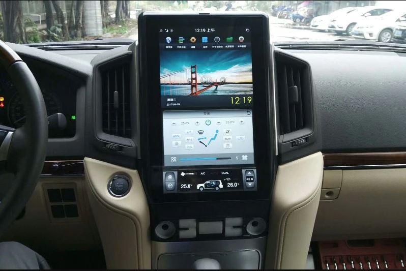 [ G6 octa-core ] 13.6" Vertical Screen Android 13 Fast boot Navi Radio for Toyota Land Cruiser 2016 2017-Phoenix Automotive