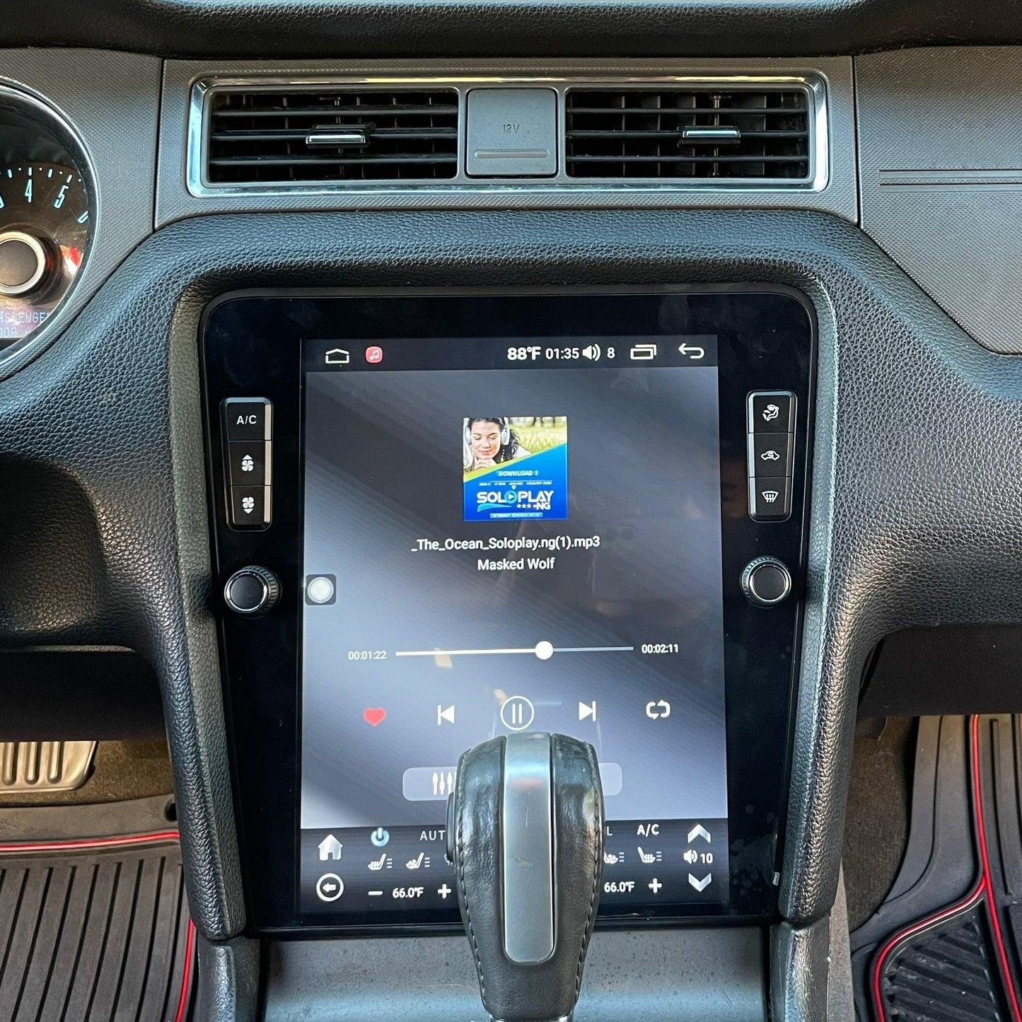 [Open box]12.1" Vertical Screen Android 10/12/13 Fast boot Navigation Radio for Ford Mustang 2010 - 2014-Phoenix Automotive