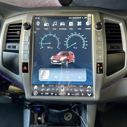 [open box] 7870/Qualcomm6125 13” Android 10/12/13 Vertical Screen Navigation Radio for Toyota Tacoma 2005 - 2015-Phoenix Automotive