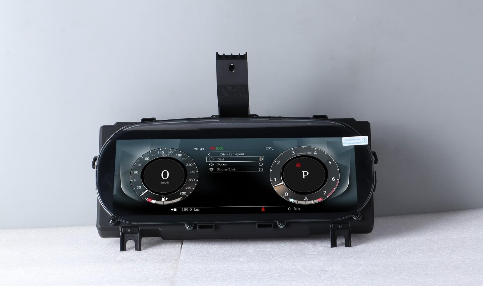 12.3 inch LCD Screen Digital Cluster Gauge for Jaguar XE/F-PACE 2016-2020 Speedometer Replacement Dashboard Instrument Cluster Digital Display Panel-Phoenix Automotive