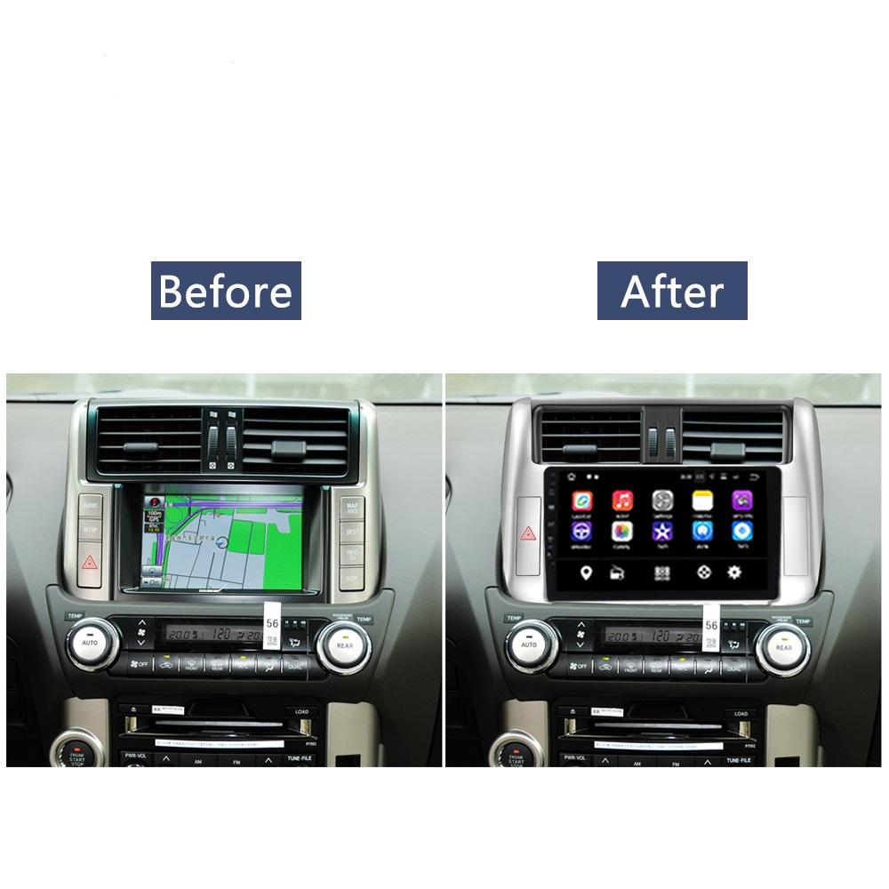 10.2" Octa-core Quad-core Android Navigation Radio for Toyota Prado 2010 - 2013-Phoenix Automotive
