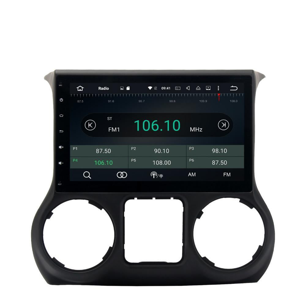 10.2" Octa-core Quad-core Android Navigation Radio for Jeep Wrangler 2011 - 2017-Phoenix Automotive