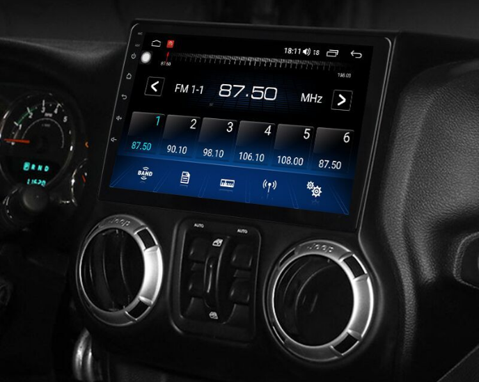 10.1" Android 9 Navigation Radio for Jeep Wrangler 2011 - 2014-Phoenix Automotive
