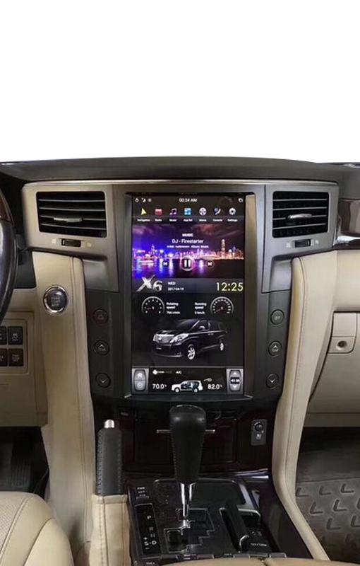[ G6 octa-core ] 13.6" Android 11 Fast boot Vertical Screen Navi Radio for Lexus LX570 2008-2015-Phoenix Automotive