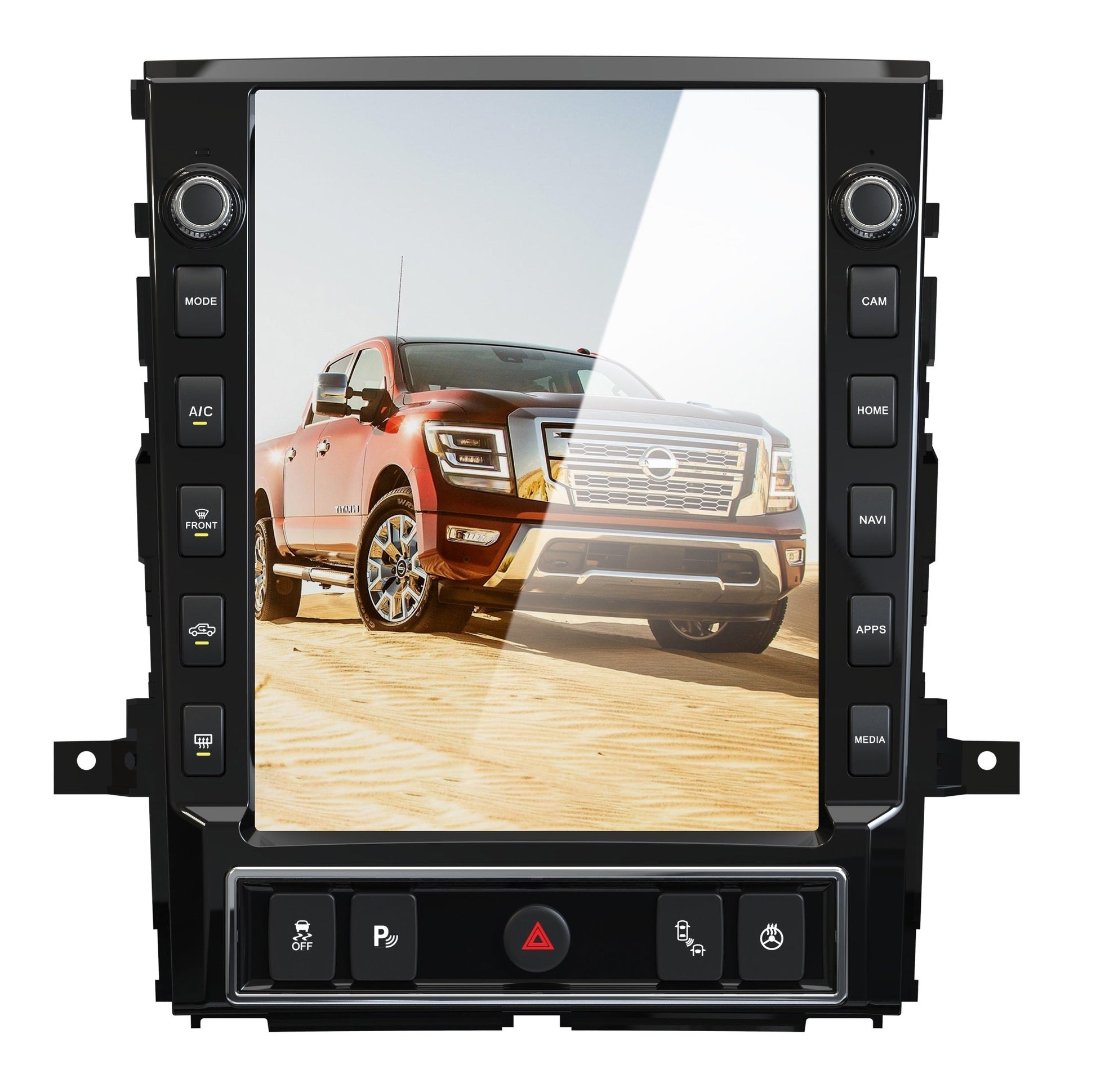 13” Android 12 Vertical Screen Navigation Radio for Nissan Titan (XD) 2020 - 2024-Phoenix Automotive