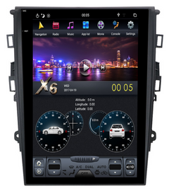 [ G6 octa-core ] 12.1" Vertical Screen Android 11 Fast boot Navigation Radio for Ford Fusion Mondeo 2013 - 2019-Phoenix Automotive
