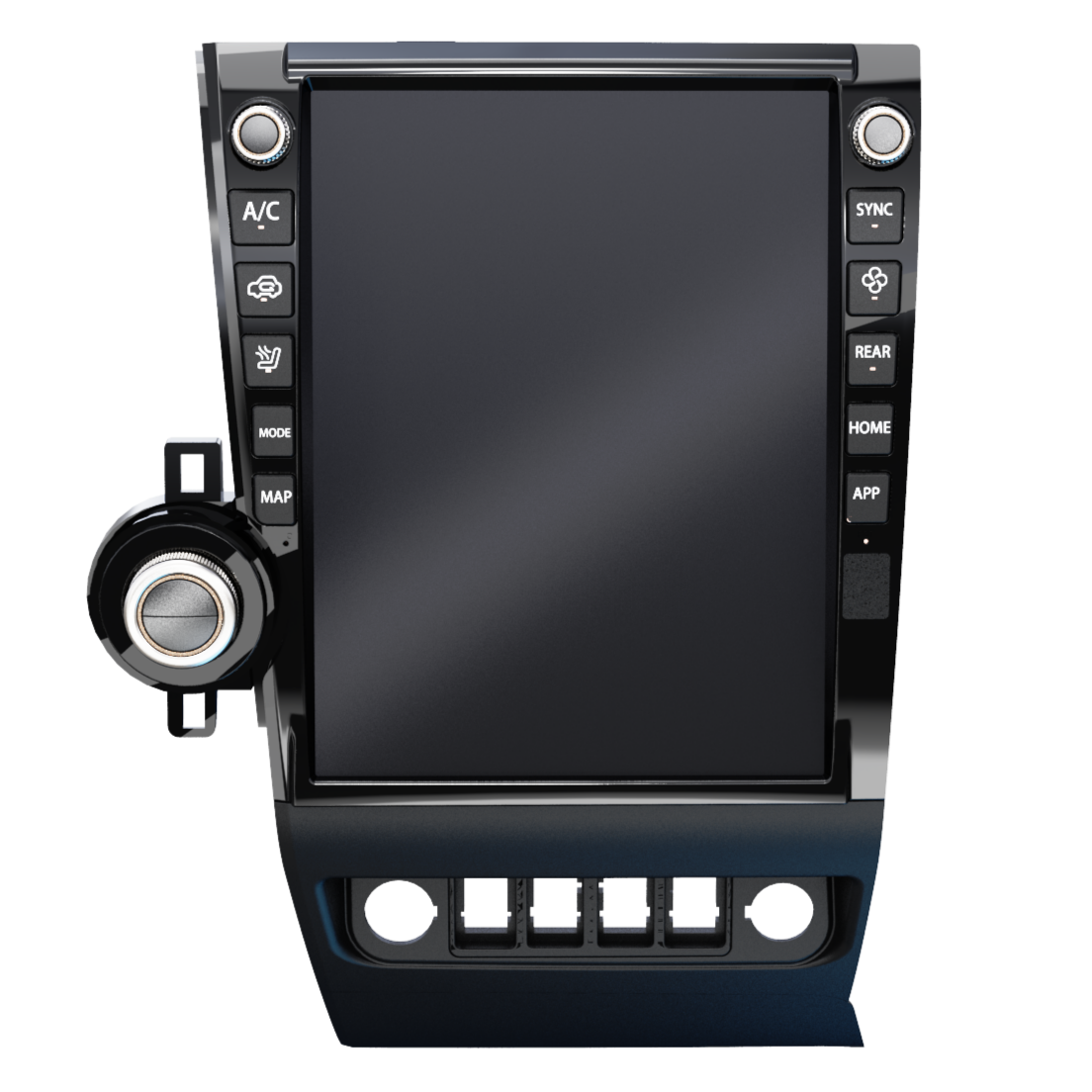 13" Android Fast boot Vertical Screen Navigation Radio for Toyota Tundra 2007 - 2013 Sequoia 2008 - 2022-Phoenix Automotive