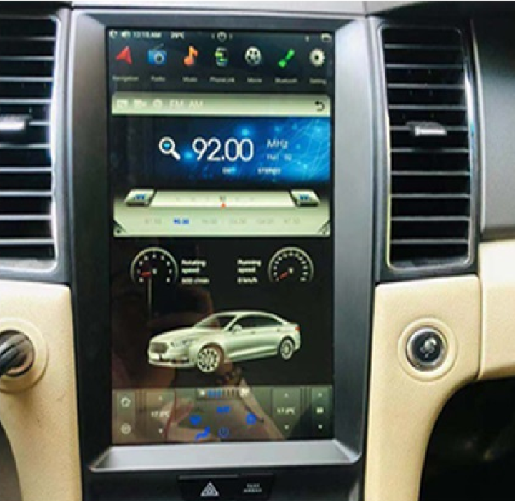 13.3" Android Fast boot Vertical Screen Navigation Radio for Ford Taurus 2013 - 2019-Phoenix Automotive