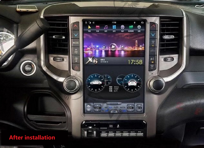 [Open box ] [ PX6 Six-core ] 12.1" Android 9 Fast boot Vertical Screen Navi Radio for Dodge Ram 2019- 2020-Phoenix Automotive