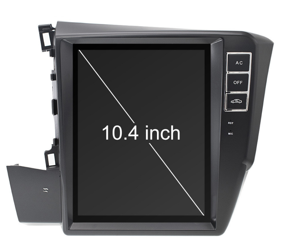 [ G6 octa-core ] 10.4" Vertical Screen Android 11 Fast boot Navigation Radio for Honda Civic 2012-Phoenix Automotive