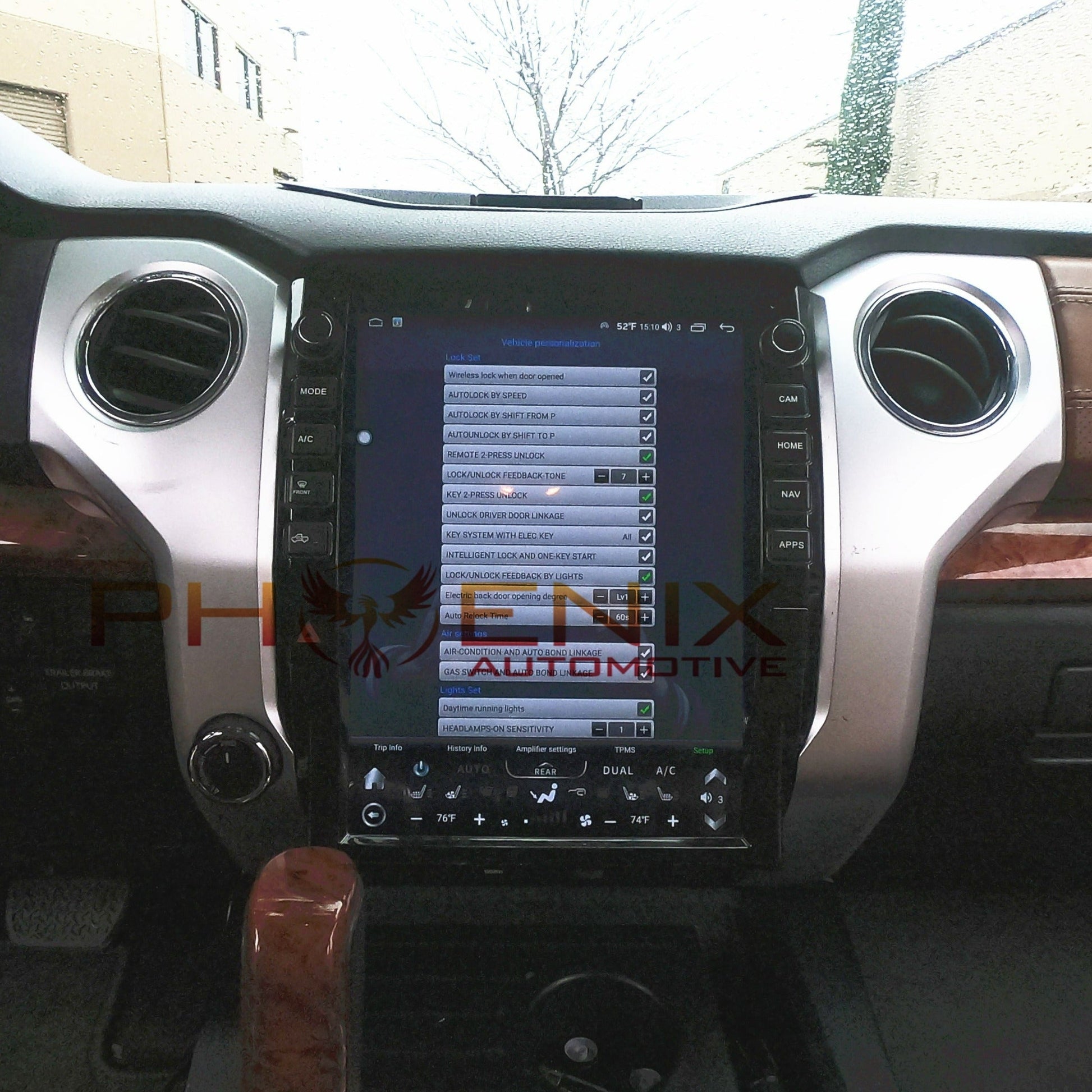[ Hot selling ] 13” Android 12 Vertical Screen Navigation Radio for Toyota Tundra 2014 - 2021-Phoenix Automotive