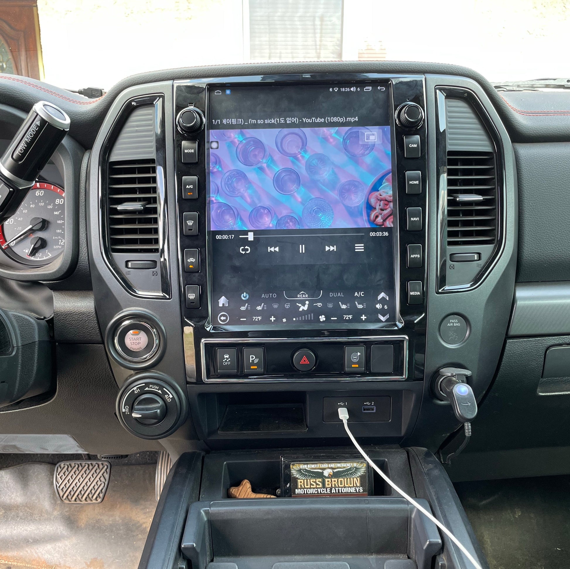 13” Android 12 Vertical Screen Navigation Radio for Nissan Titan (XD) 2020 - 2024-Phoenix Automotive