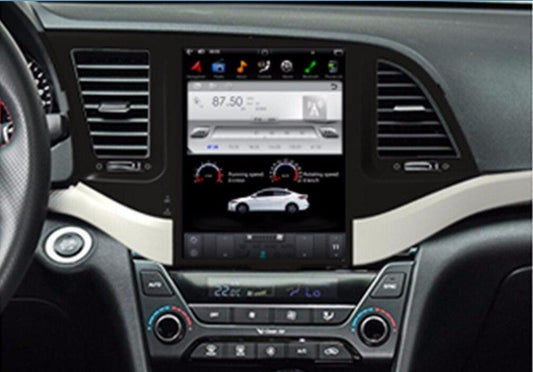 [ PX6 six-core ] 10.4" Vertical Screen Android 9 Fast boot Navi Radio for Hyundai Elantra 2017 - 2019-Phoenix Automotive
