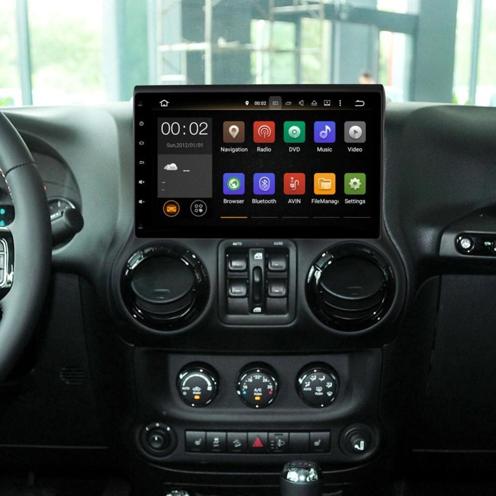 Open box 10.1" Octa-core Quad-core Android Navigation Radio for Jeep Wrangler 2011 - 2017-Phoenix Automotive
