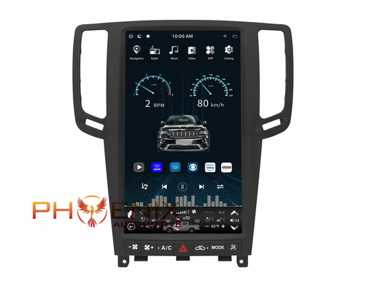 [Open Box] 13.6" Vertical Screen Android 10/12 Fast boot Navigation Receiver for Infiniti G25 G35 G37 Q40 Q60 2007 - 2015-Phoenix Automotive