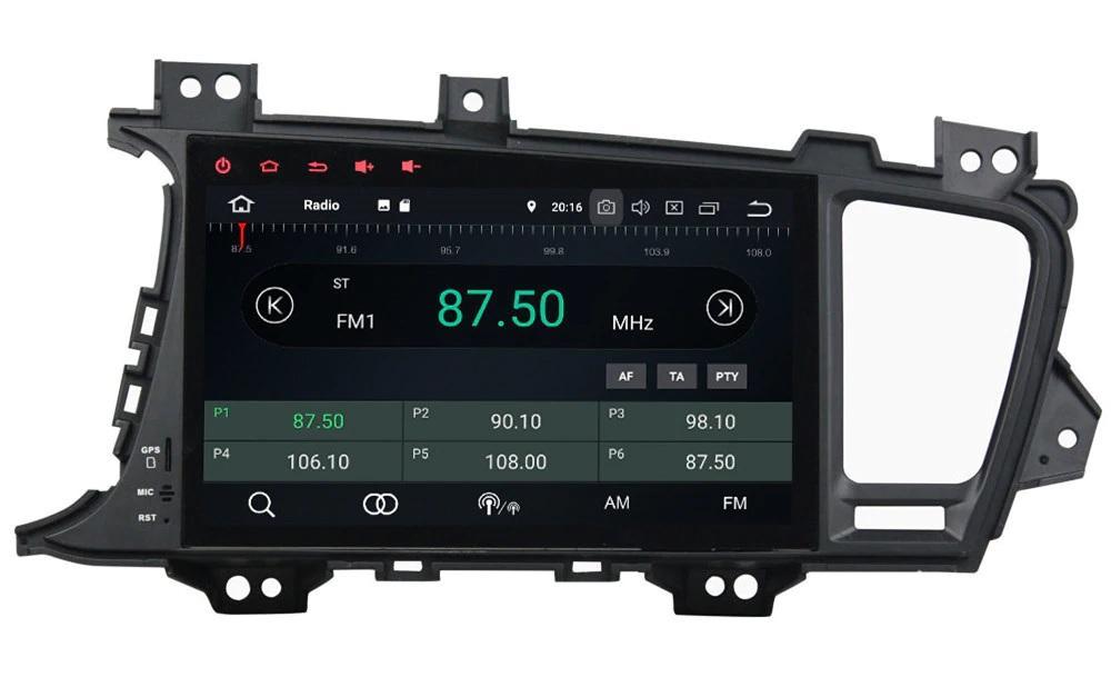 9.1" Octa-Core Android Navigation Radio for Kia Optima 2011 - 2015-Phoenix Automotive