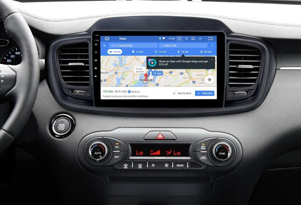 10.2" Octa-Core Android Navigation Radio for Kia Sorento 2016 - 2019-Phoenix Automotive