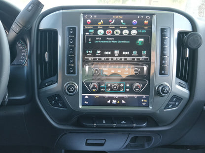 open box [PX6 SIX-CORE]12.1" Android 8.1 Vertical Screen Navigation Radio for Chevrolet Silverado GMC SIERRA 2014 - 2018-Phoenix Automotive