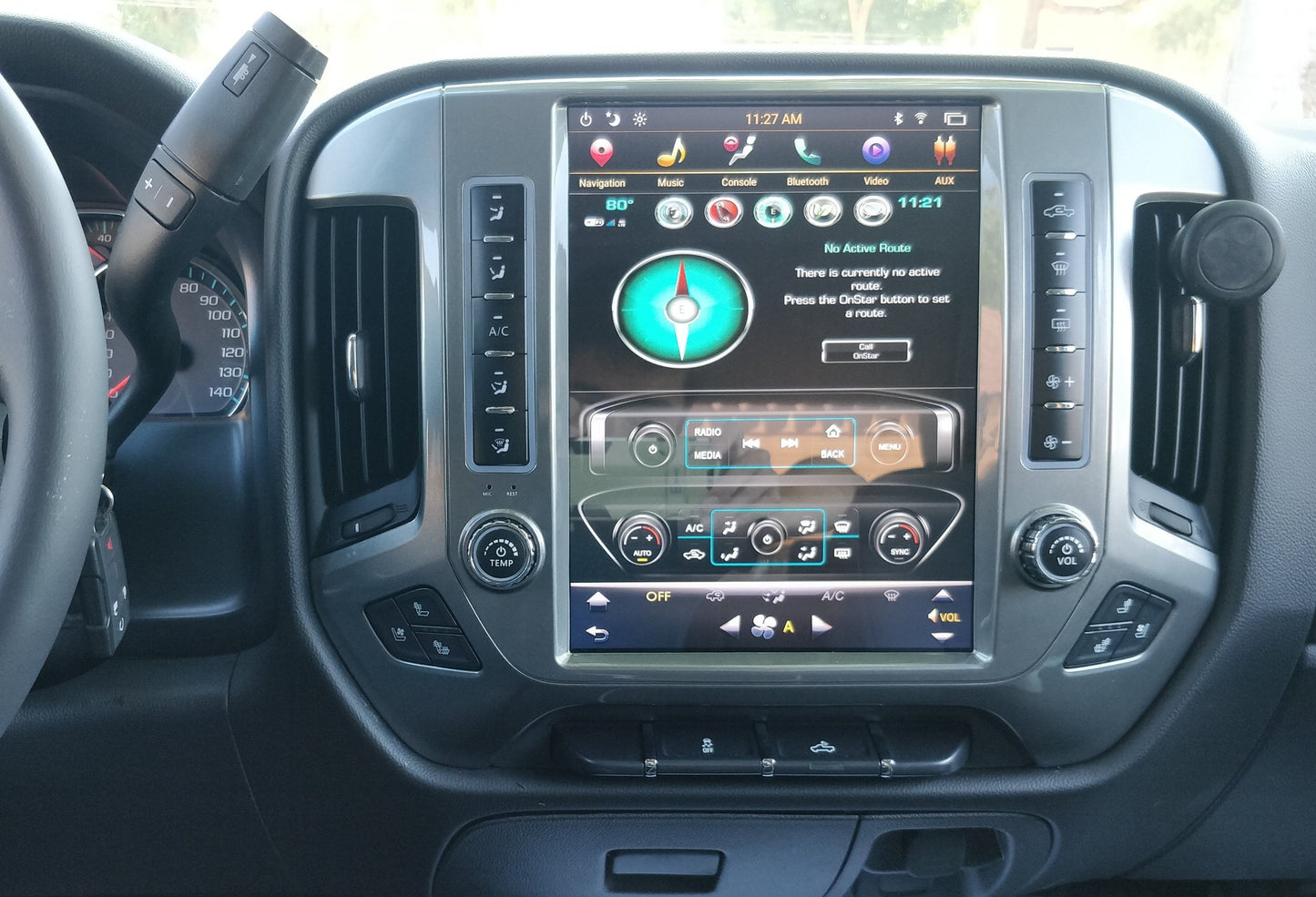 [Open Box] 12.1" Android 7.1 Fast Boot Vertical Screen Navigation Radio for Chevrolet Silverado GMC SIERRA 2014 - 2018-Phoenix Automotive