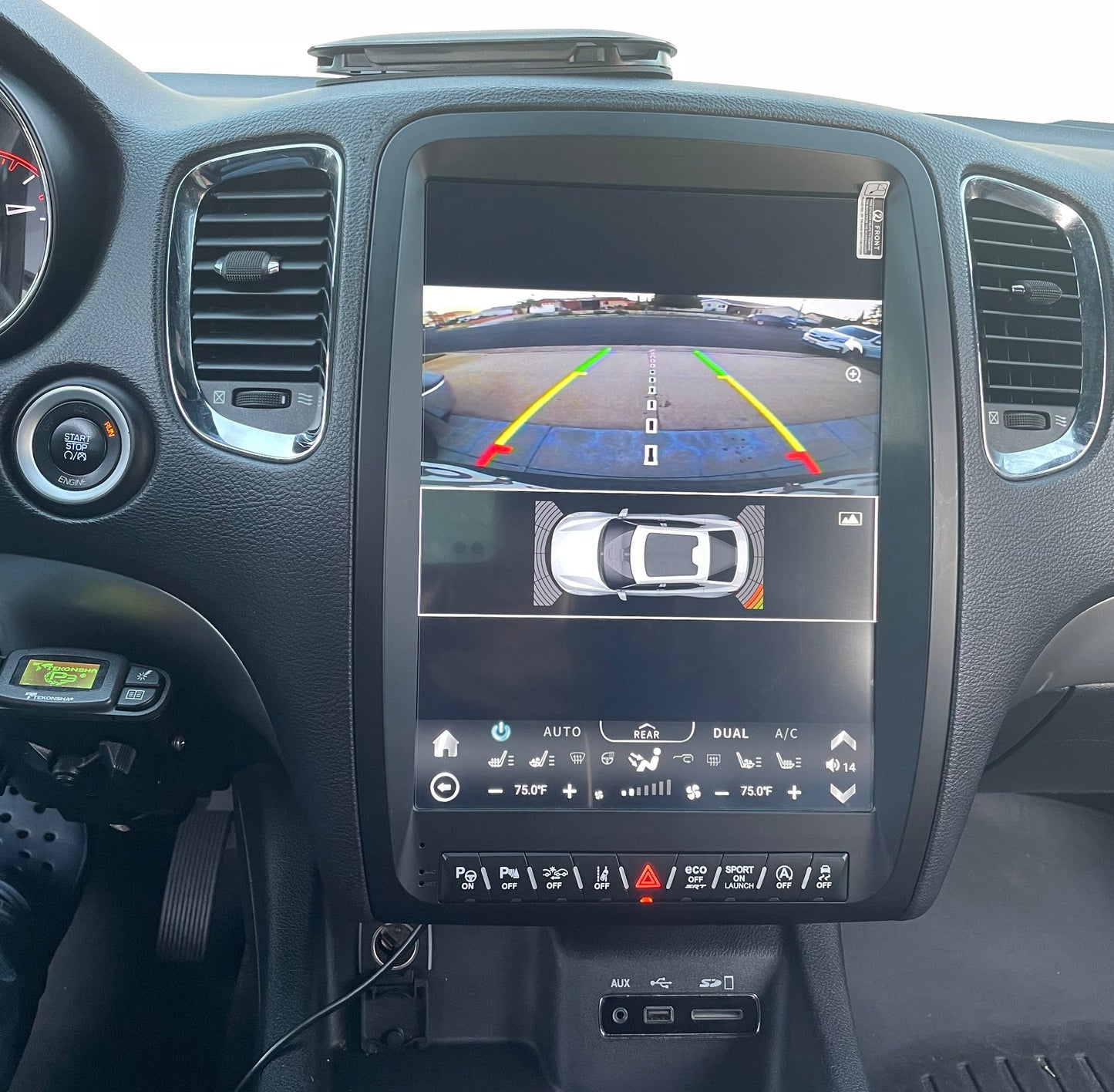 [ New ] 13” Android 12 Vertical Screen Navigation Radio for Dodge Durango 2011 - 2020-Phoenix Automotive