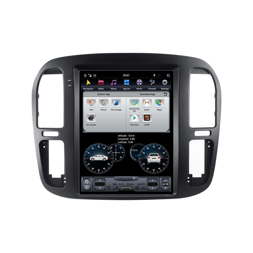 [ G6 octa-core ] 12.1" Vertical Screen Android 11 Navi Radio for Toyota Land Cruiser LC100 1999 - 2002-Phoenix Automotive
