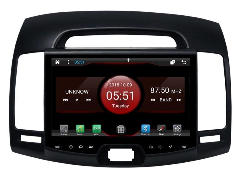 9" Octa-Core Android Navigation Radio for Hyundai Elantra 2007 - 2010-Phoenix Automotive