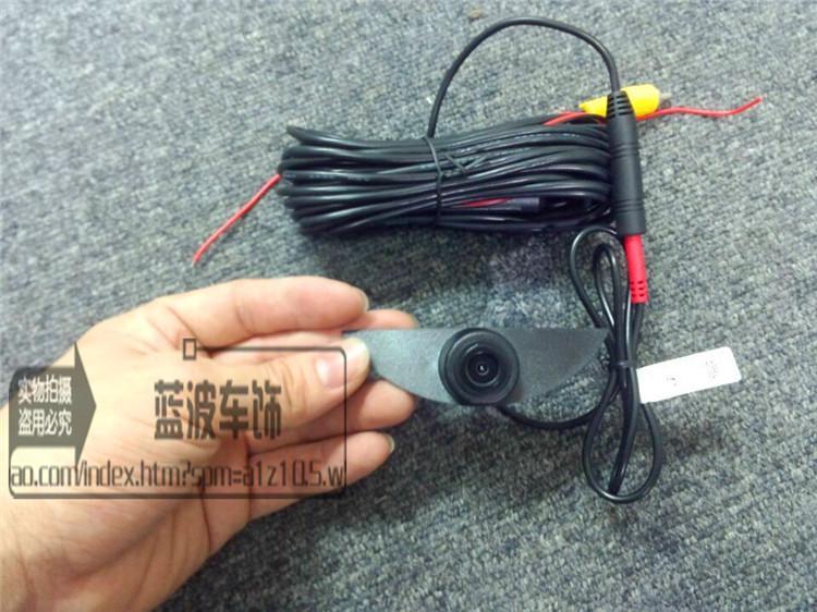 Front CCD camera w/ 6 m video cable for Nissan Altima front emblem mounted-Phoenix Automotive
