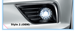 Pair Direct Bolt-on LED Fog Light Assembly Lamp for Nissan Maxima 2007 - 2017-Phoenix Automotive