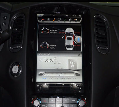 [PX6 Six-core] 12.1" Vertical Screen Android 9 Fast Boot Navi Radio for Infiniti QX50 EX35 EX37 2014 - 2017-Phoenix Automotive
