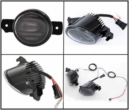 Pair Direct Bolt-on LED Fog Light Assembly Lamp for Nissan Altima 2007 - 2017-Phoenix Automotive