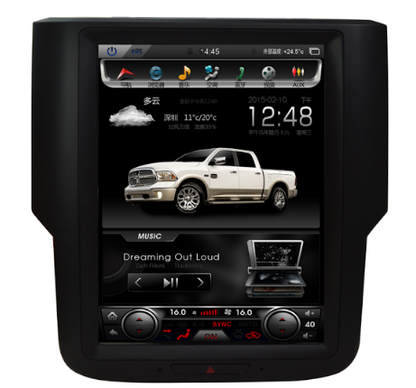 10.4" Android Fast Boot Vertical Screen 1 button Navi Radio for Dodge Ram 2013 - 2018-Phoenix Automotive