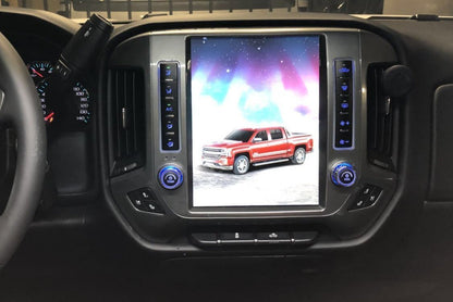 open box [PX6 SIX-CORE]12.1" Android 8.1 Vertical Screen Navigation Radio for Chevrolet Silverado GMC SIERRA 2014 - 2018-Phoenix Automotive