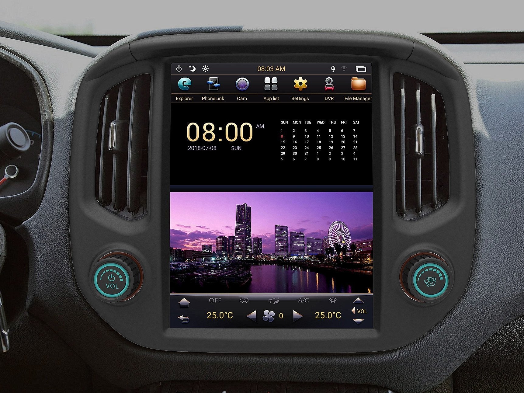 [ Open box ] 12.1" Vertical Screen Android Navigation Radio for Chevrolet Colorado GMC Canyon 2015 - 2018-Phoenix Automotive