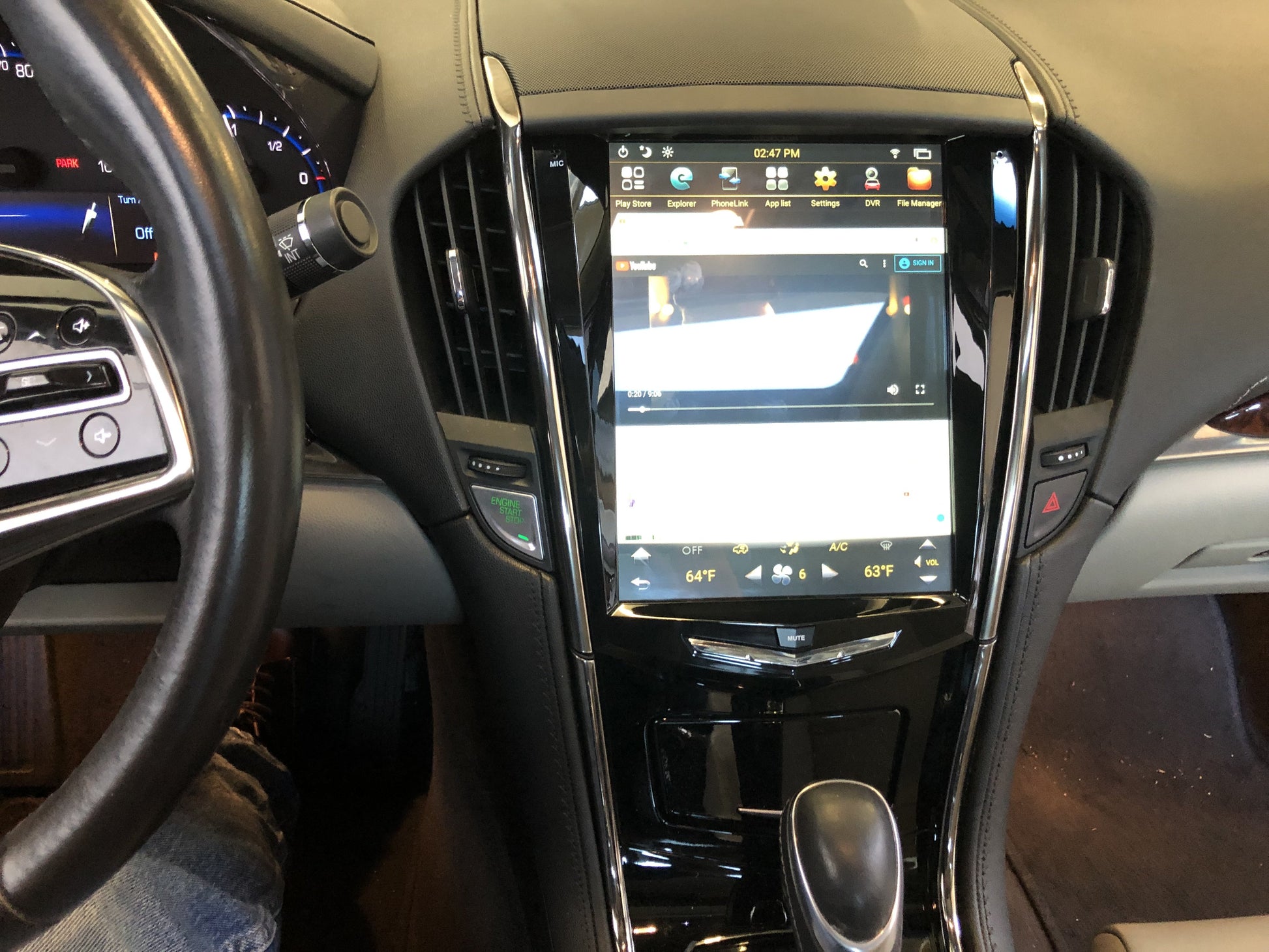 [ PX6 SIX-CORE ] 10.4" Android 9 Fast boot Vertical Screen Navi Radio for Cadillac ATS CTS XTS SRX Escalade 2013 - 2019-Phoenix Automotive