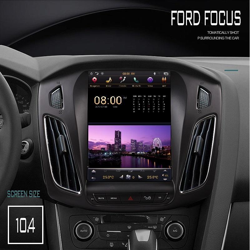[ PX6 SIX-CORE ] Pre-order 10.4" Vertical screen Android 9 Fast boot Navigation radio for Ford Focus 2011-2018-Phoenix Automotive