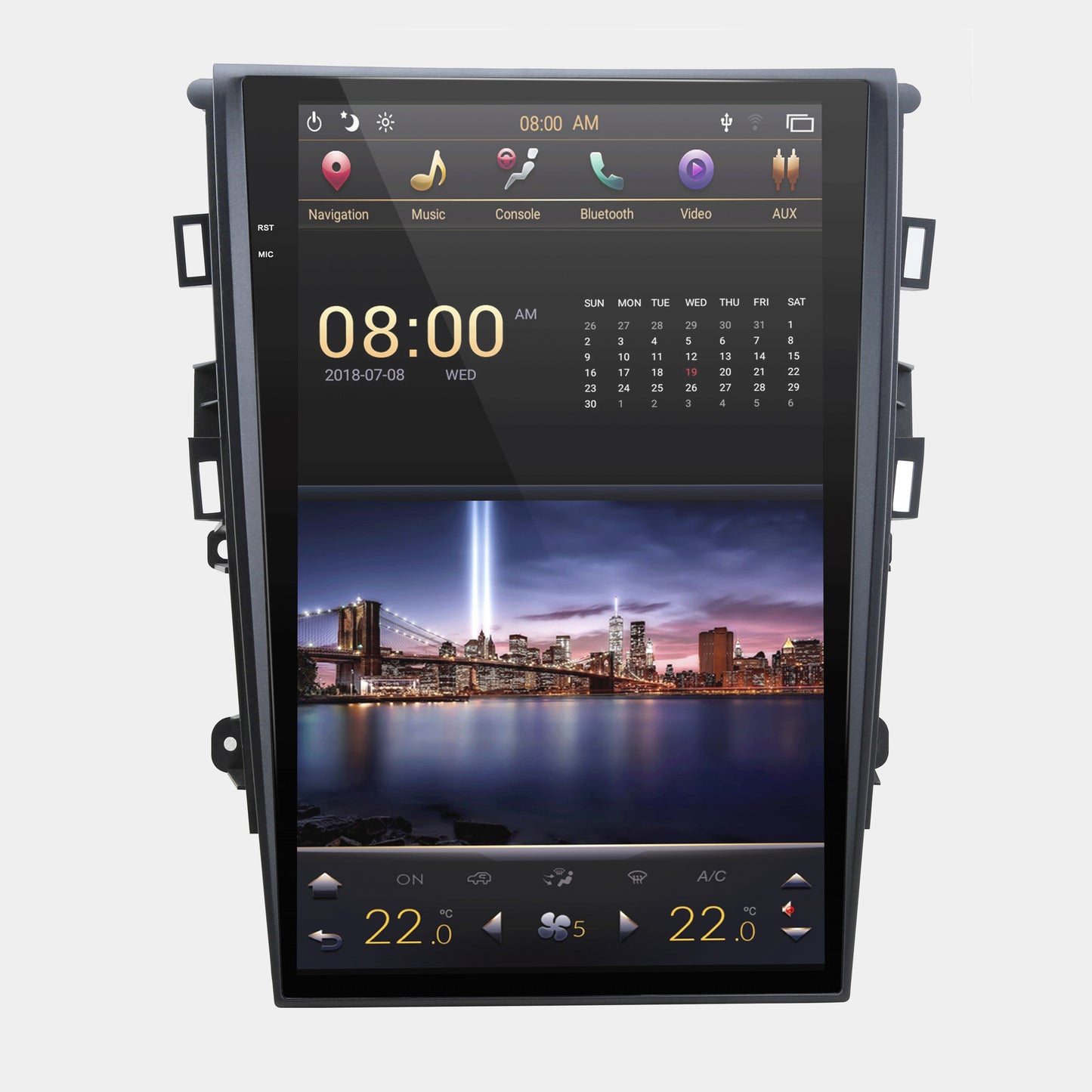 Open box [ PX6 SIX-CORE ] 13.6" Vertical screen Android 8.1 Navigation radio for Ford Fusion 2013-2020-Phoenix Automotive