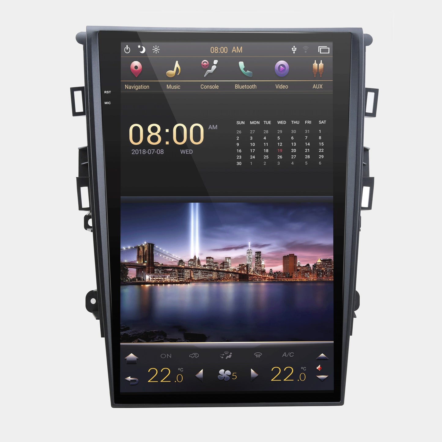 13.6" Vertical screen Android 9/12 Fast boot Navigation radio for Ford Fusion 2013-2020-Phoenix Automotive