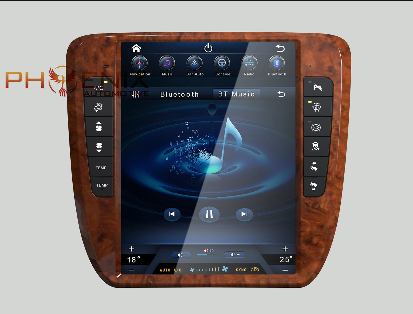 13" Android 10 Navigation Radio for Chevrolet Silverado Tahoe Suburban GMC Yukon Sierra Avalanche 2007 - 2014-Phoenix Automotive