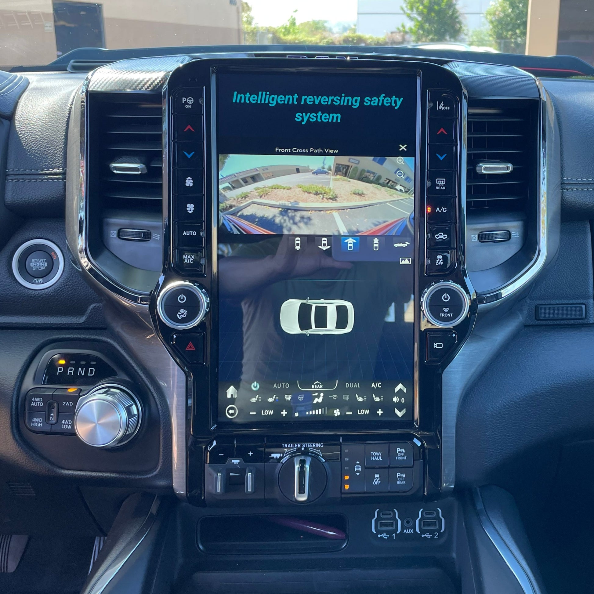 13.6” Android 10 Vertical Screen Navigation Radio for Dodge Ram 2019- 2022-Phoenix Automotive