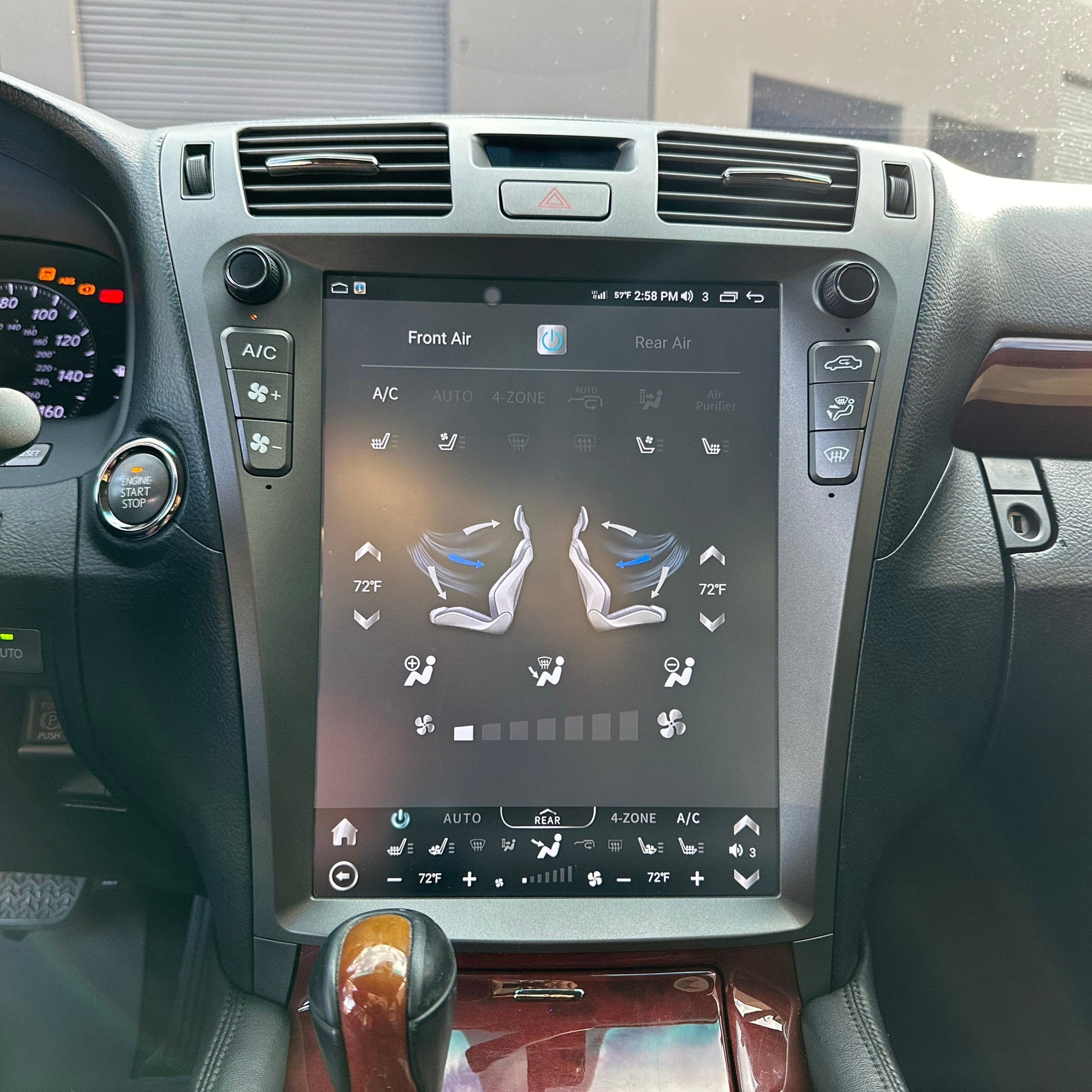 13" Vertical Screen Android 12 Fast boot Navi Radio For Lexus LS 460 2007 - 2012-Phoenix Automotive